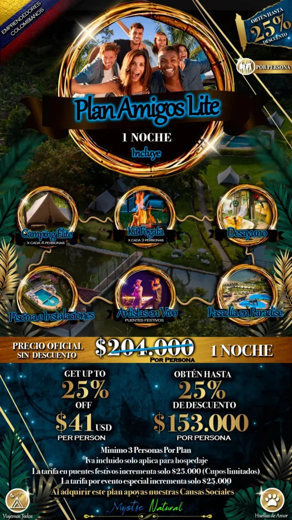 Plan Amigos Lite (2 Dias - 1 Noche) 1 1-amigos-lite