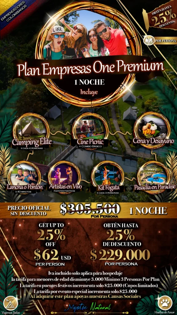 Plan Empresas One Premium (2 Dias - 1 Noche) 1 2-empresas-one-premium-jpg