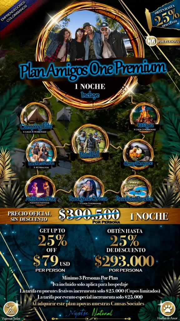Plan Amigos One Premium (2 Dias - 1 Noche) 1 3-amigos-one-premium
