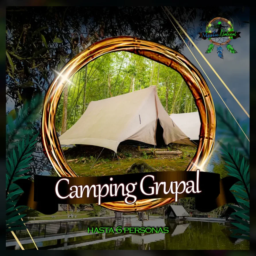 camping grupal 6 personas