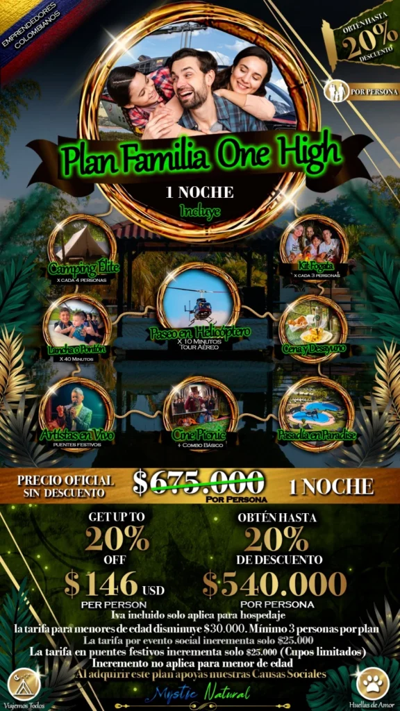 Plan Familia One High (2 Dias - 1 noche) 1 plan-familia-one-high
