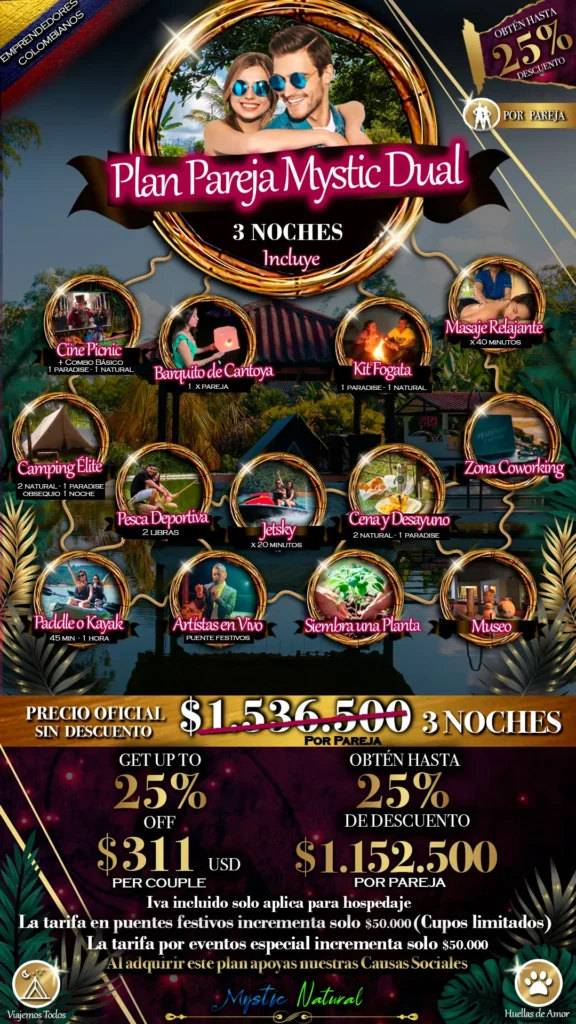 Plan Pareja Mystic Dual (3 Noches) 1 plan-pareja-dual