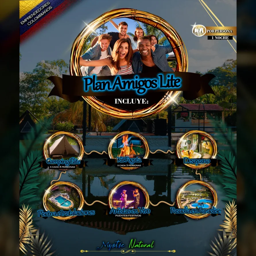 Plan Amigos Lite (2 Dias – 1 Noche)