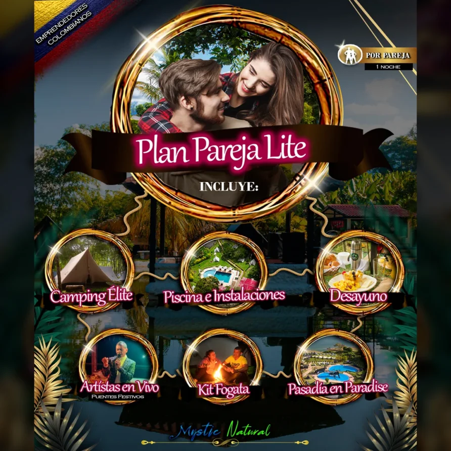 Plan Pareja Lite ( 2 Dias – 1 Noche)