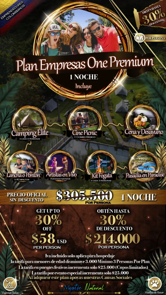 Plan Empresas One Premium (2 Dias - 1 Noche) 1 2 EMPRESAS ONE PREMIUM.jpg